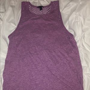 Tank top, meshed back